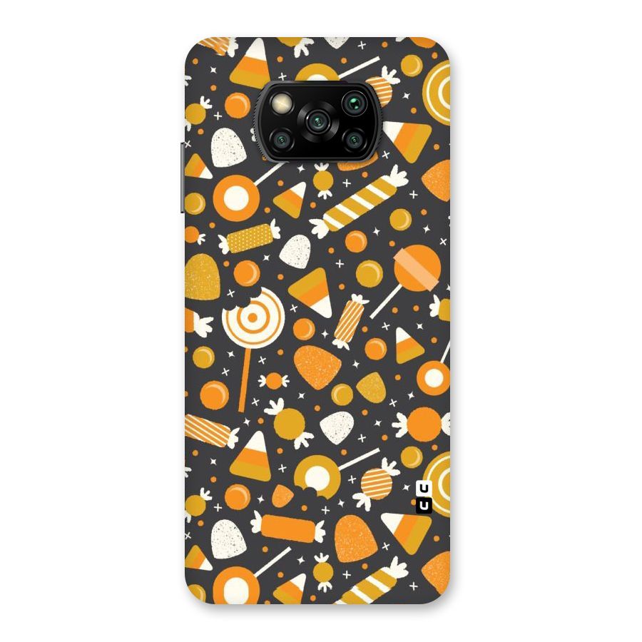 Candies Pattern Back Case for Poco X3