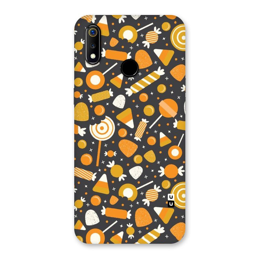 Candies Pattern Back Case for Realme 3