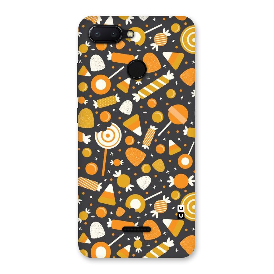 Candies Pattern Back Case for Redmi 6