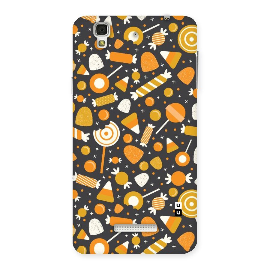 Candies Pattern Back Case for YU Yureka Plus