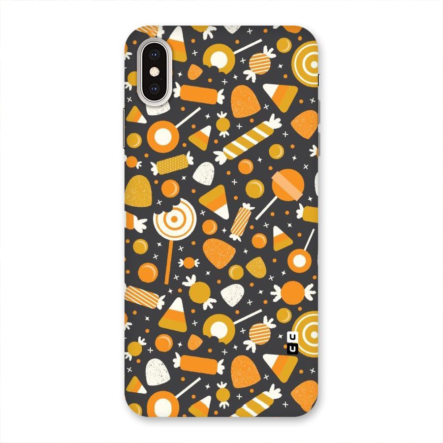 Candies Pattern Back Case for iPhone XS Max