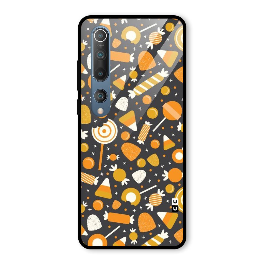 Candies Pattern Glass Back Case for Mi 10