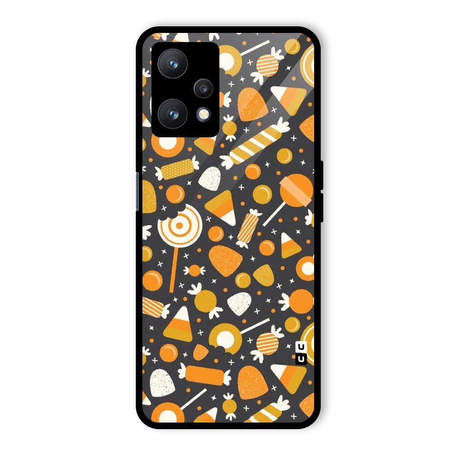 Candies Pattern Glass Back Case for Realme 9 Pro 5G