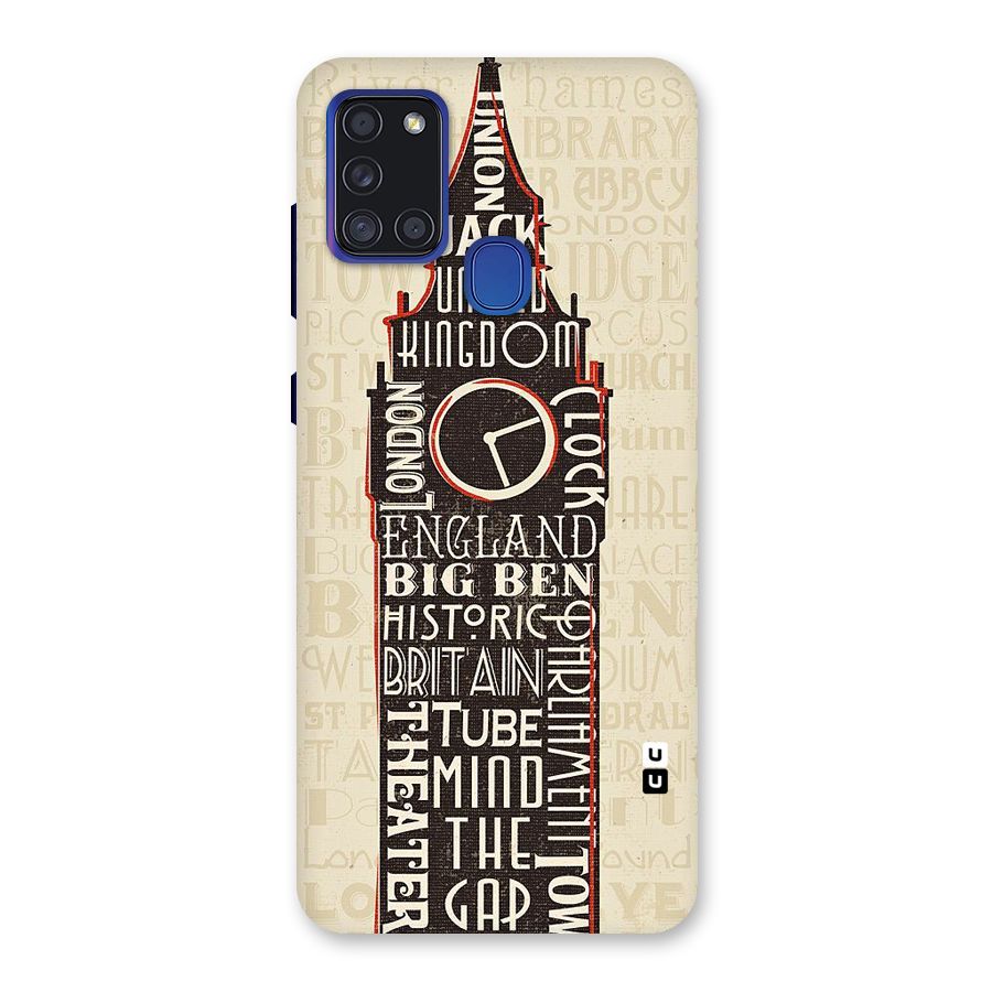 Cap City Design Back Case for Galaxy A21s