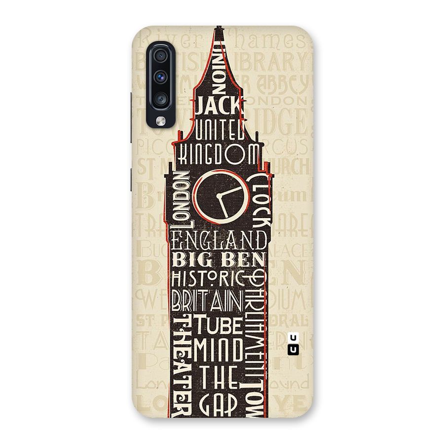 Cap City Design Back Case for Galaxy A70