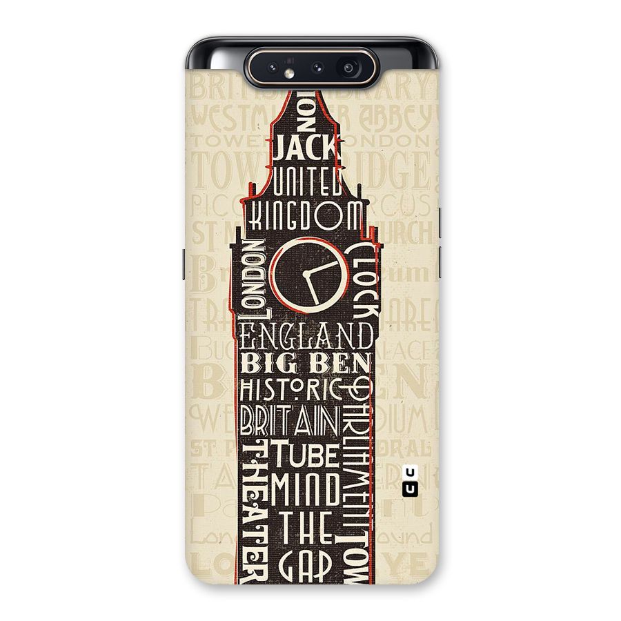 Cap City Design Back Case for Galaxy A80