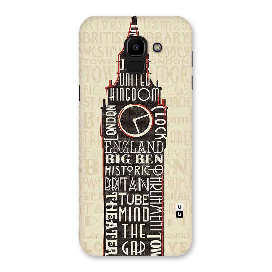 Cap City Design Back Case for Galaxy J6