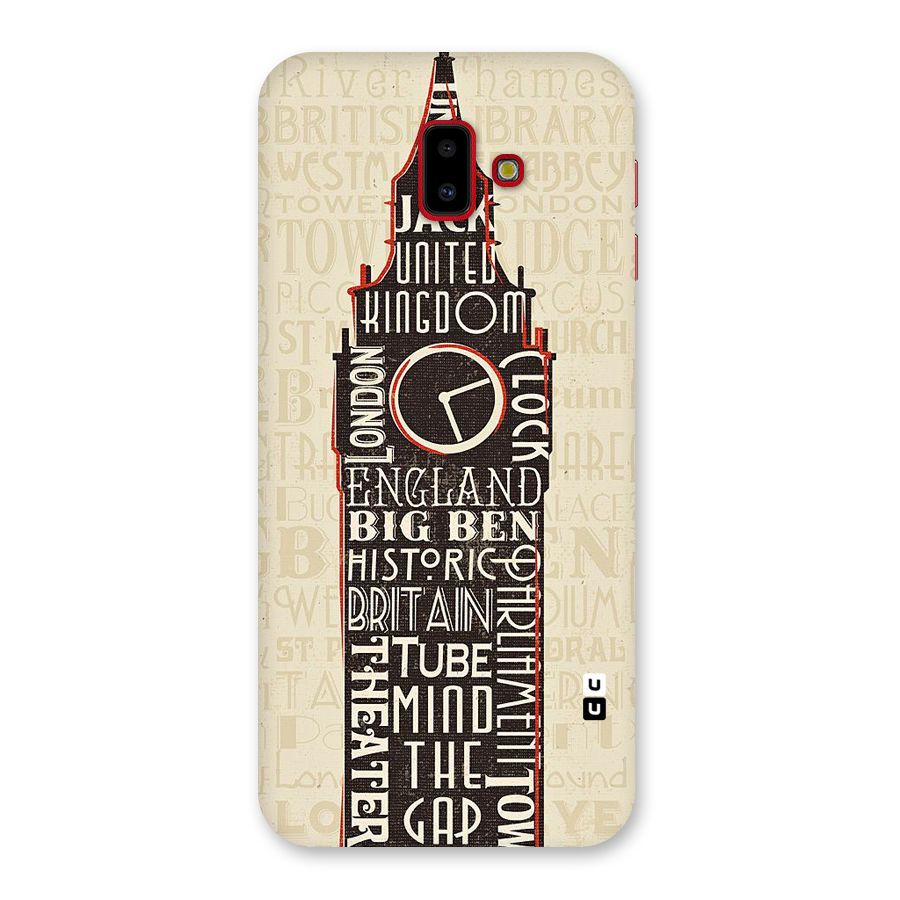 Cap City Design Back Case for Galaxy J6 Plus
