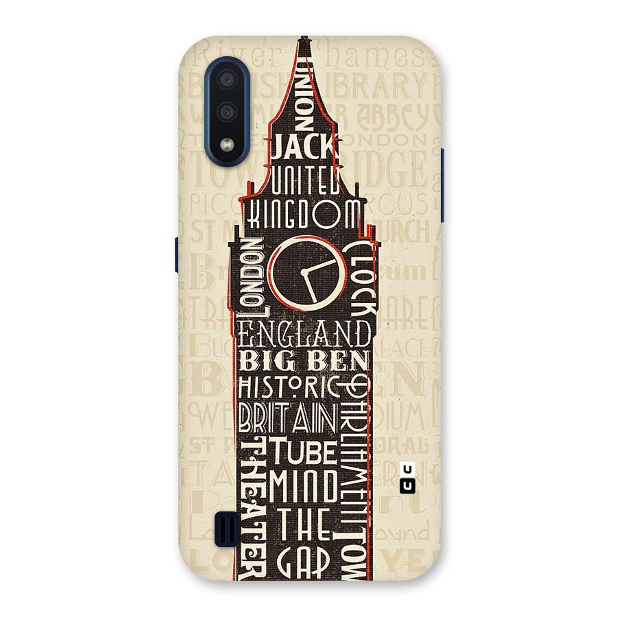 Cap City Design Back Case for Galaxy M01