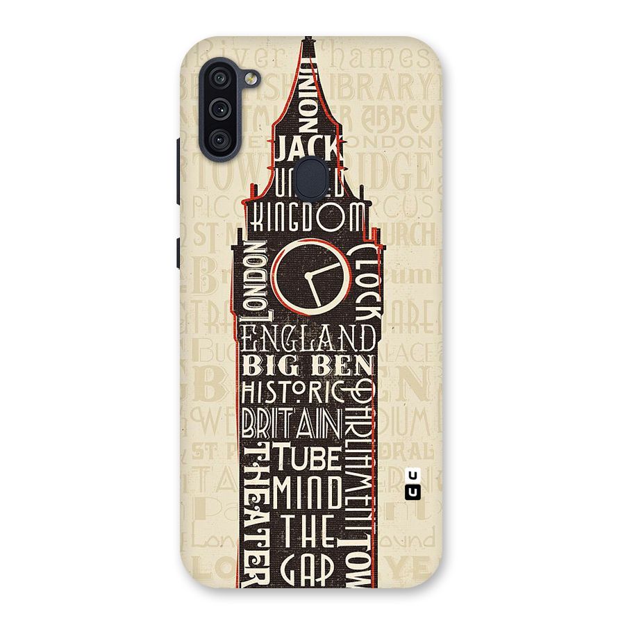 Cap City Design Back Case for Galaxy M11