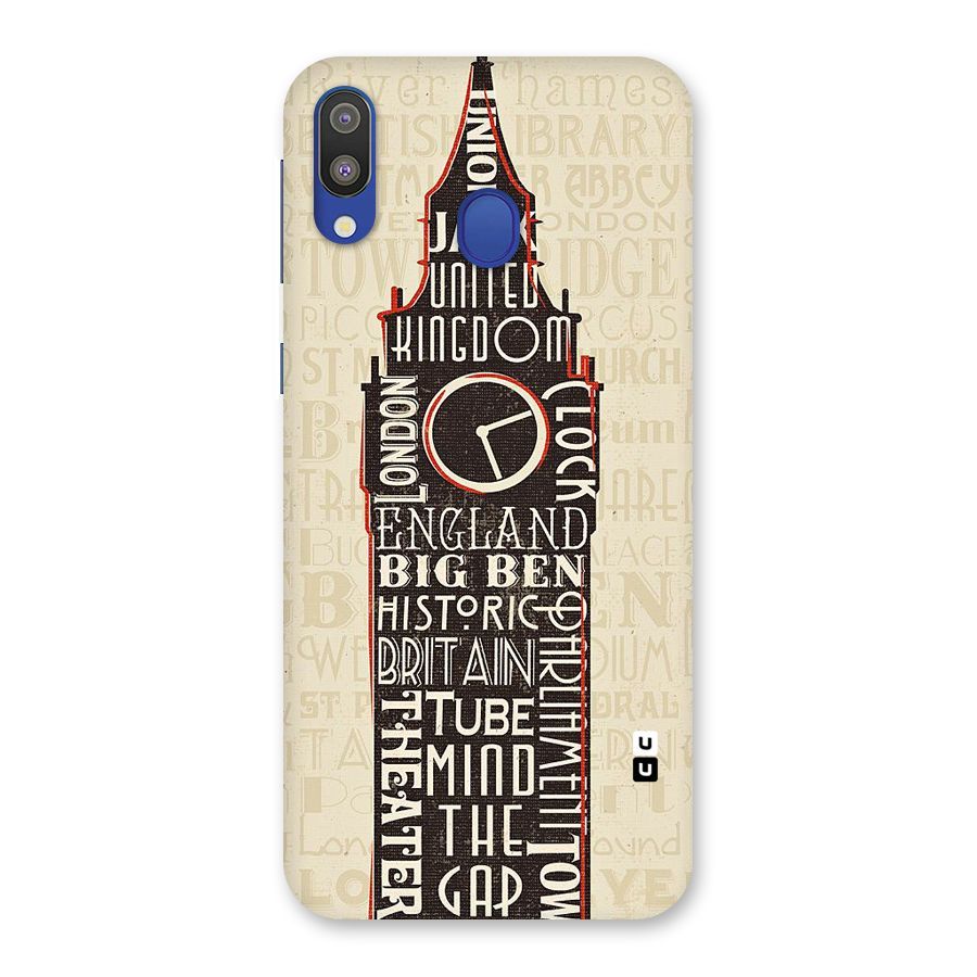 Cap City Design Back Case for Galaxy M20