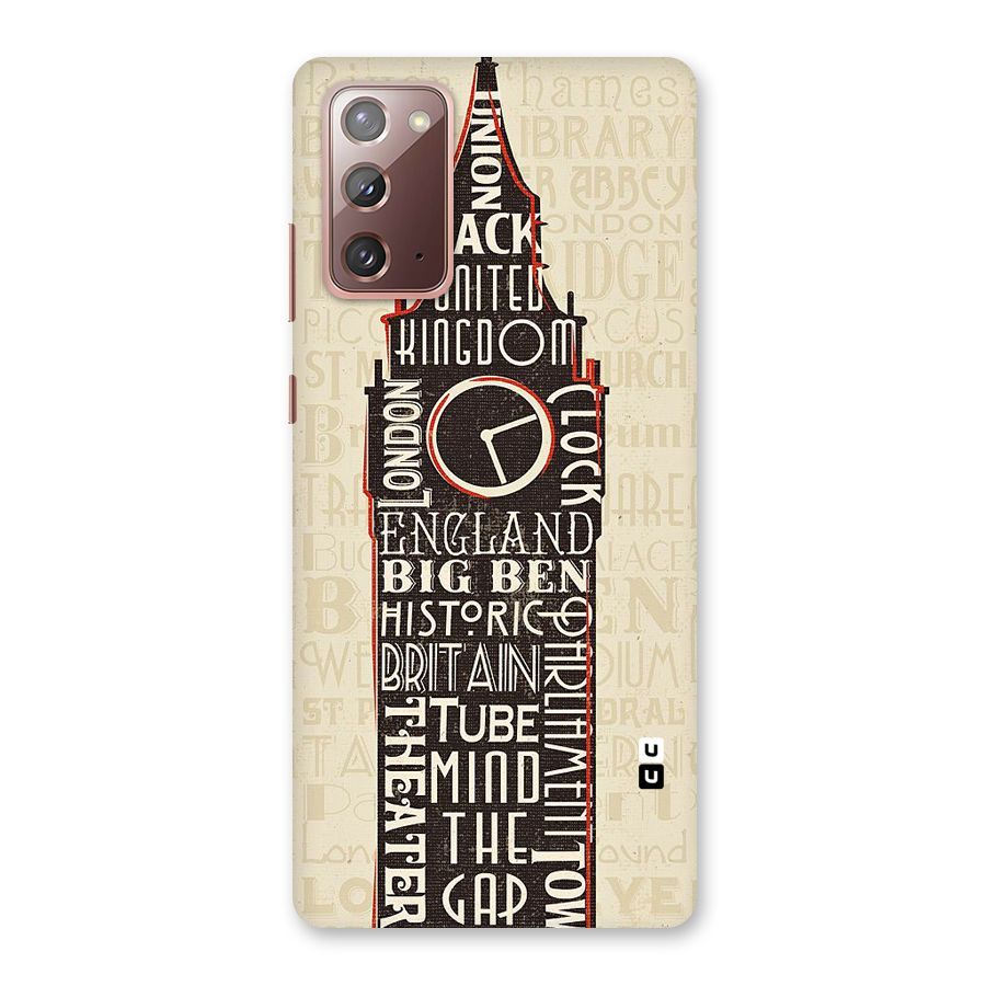 Cap City Design Back Case for Galaxy Note 20