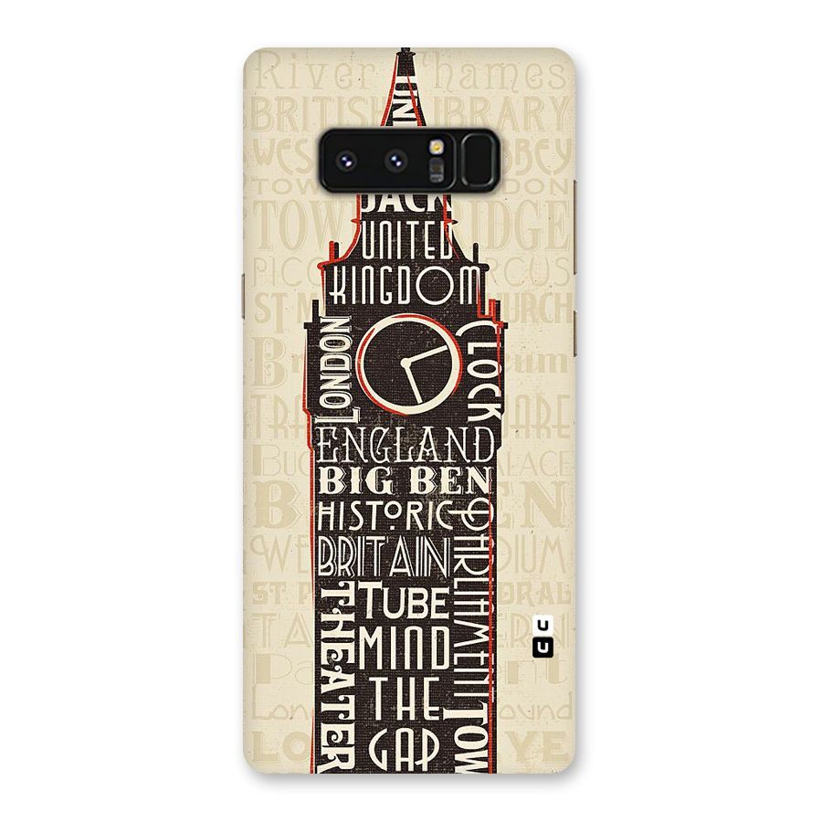 Cap City Design Back Case for Galaxy Note 8