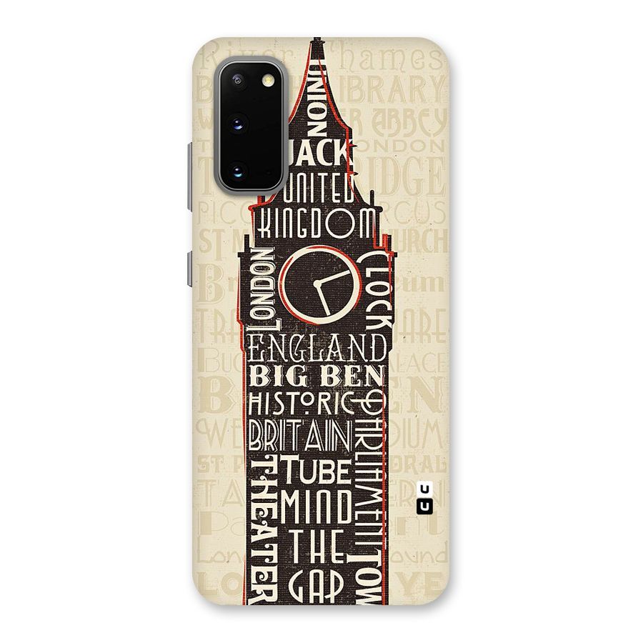 Cap City Design Back Case for Galaxy S20