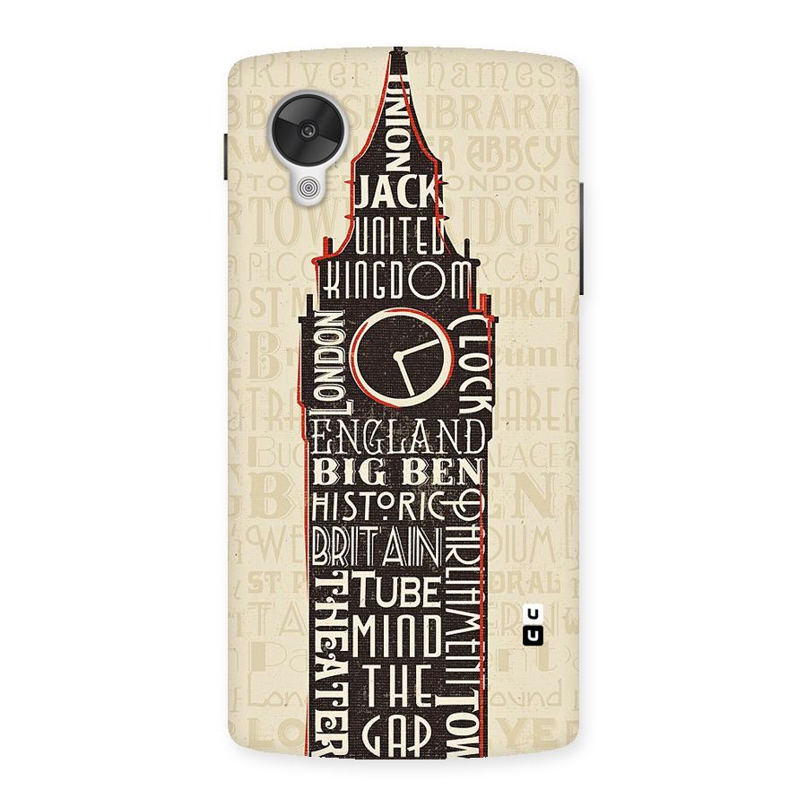 Cap City Design Back Case for Google Nexsus 5