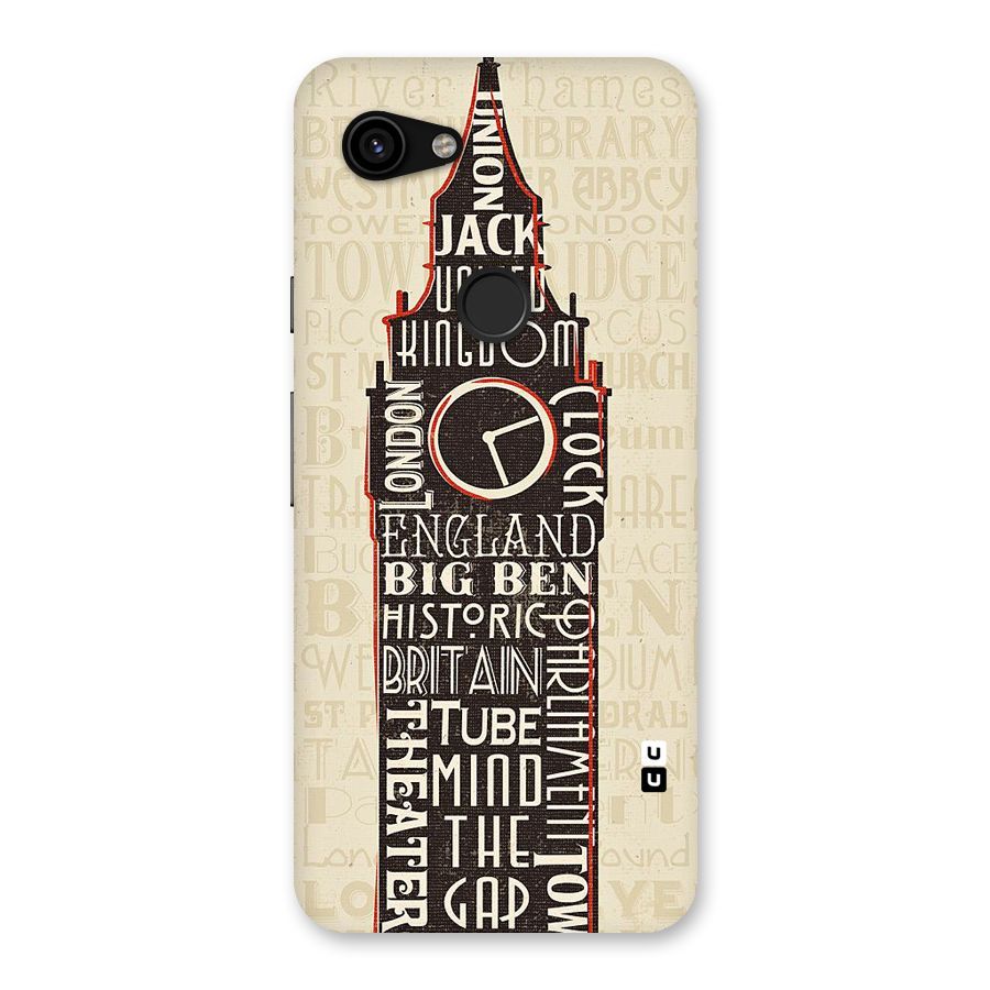 Cap City Design Back Case for Google Pixel 3a