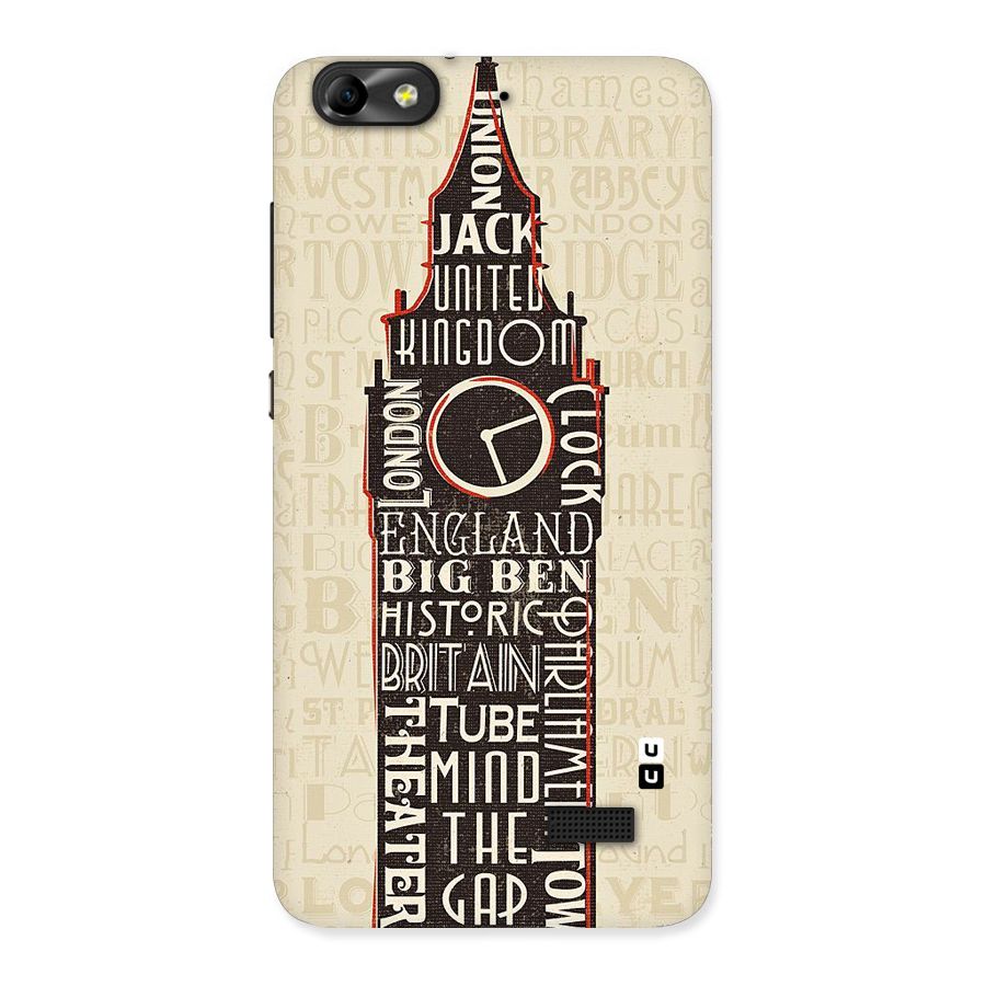 Cap City Design Back Case for Honor 4C
