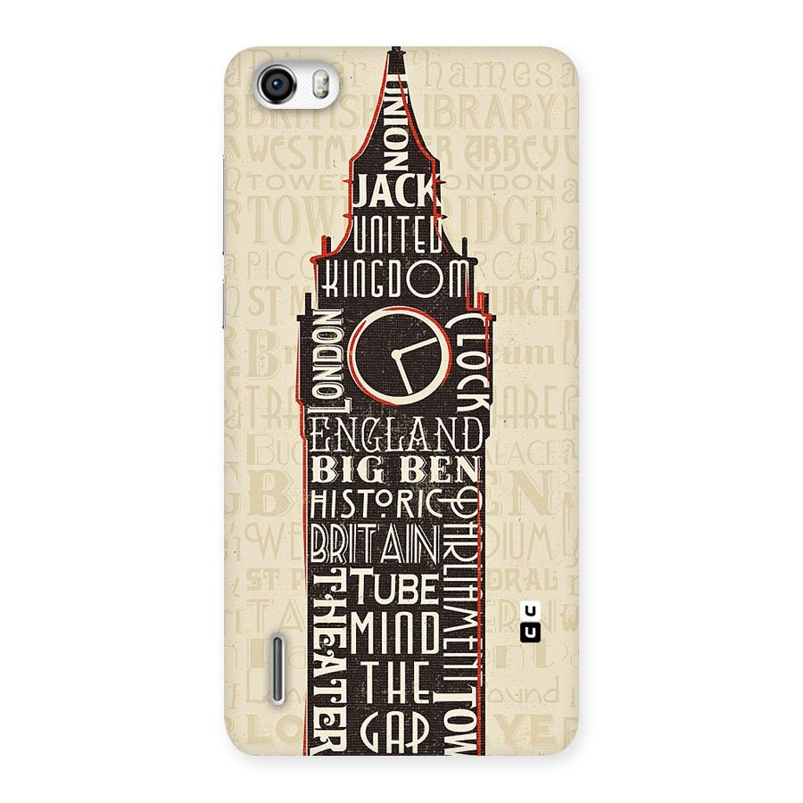 Cap City Design Back Case for Honor 6