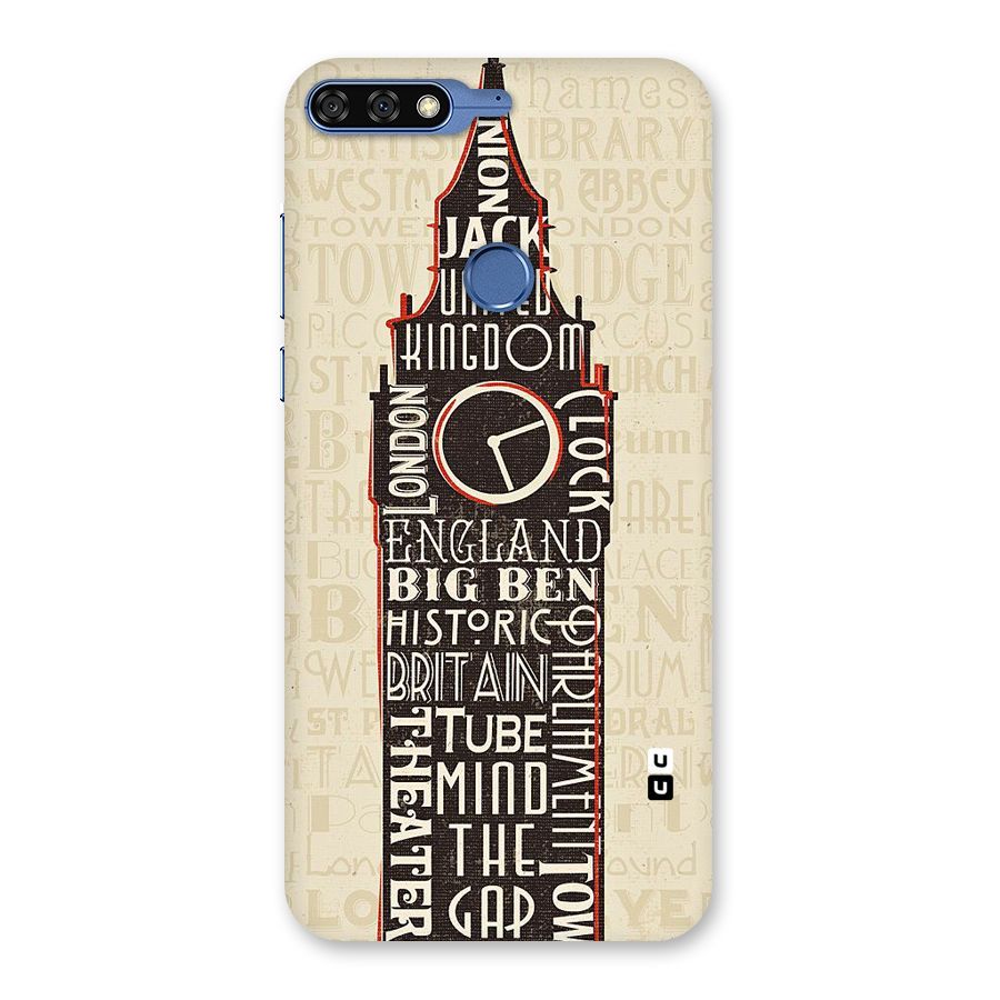 Cap City Design Back Case for Honor 7C