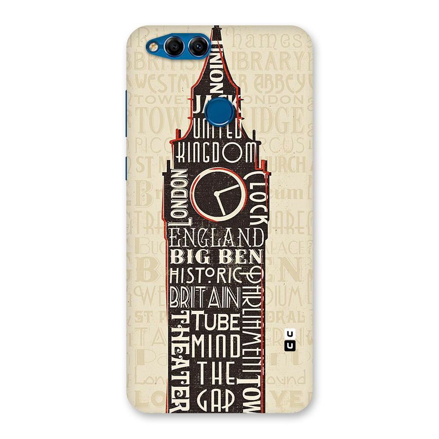 Cap City Design Back Case for Honor 7X
