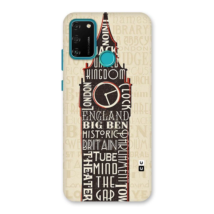 Cap City Design Back Case for Honor 9A