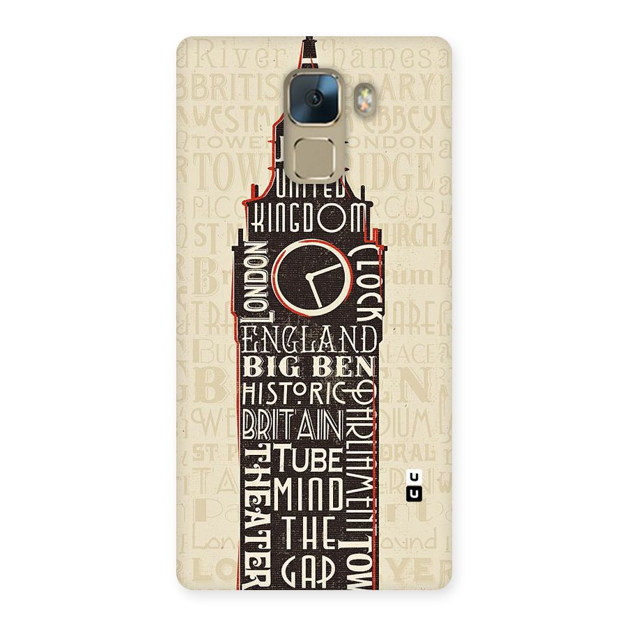 Cap City Design Back Case for Huawei Honor 7