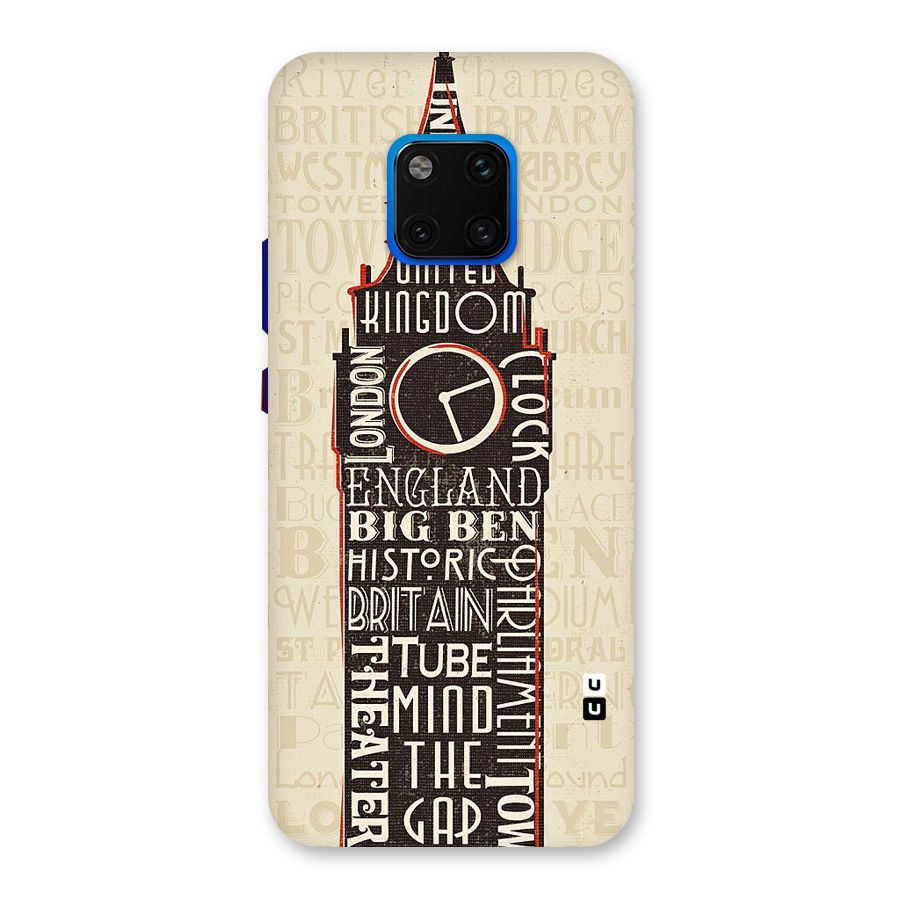 Cap City Design Back Case for Huawei Mate 20 Pro