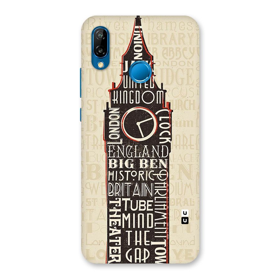 Cap City Design Back Case for Huawei P20 Lite