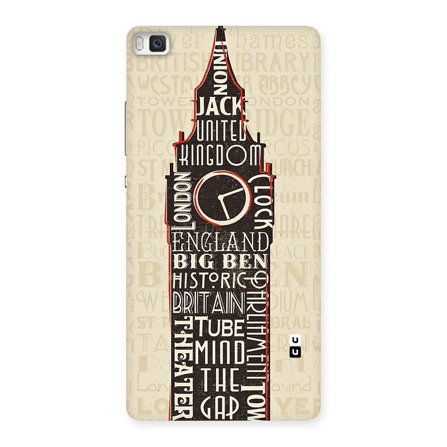 Cap City Design Back Case for Huawei P8