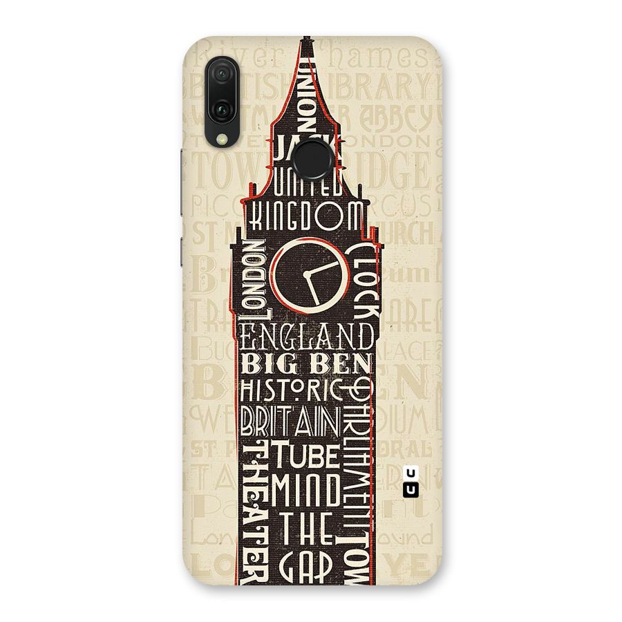 Cap City Design Back Case for Huawei Y9 (2019)