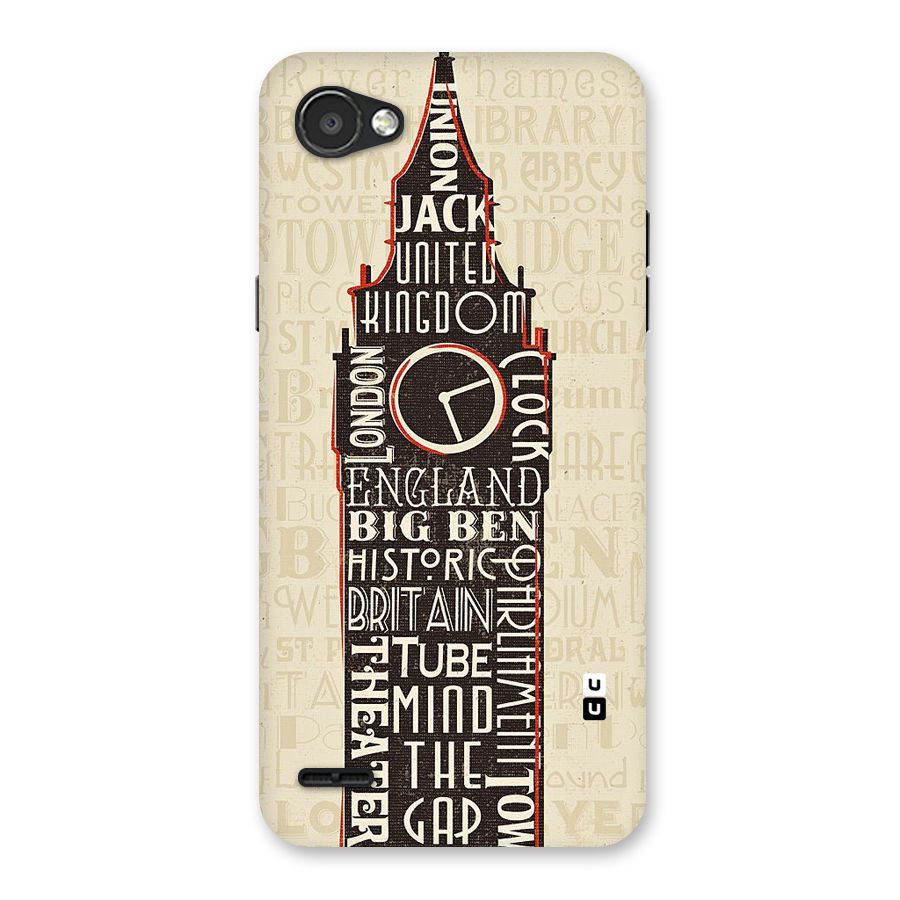 Cap City Design Back Case for LG Q6
