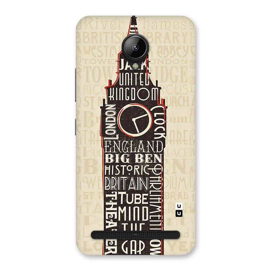 Cap City Design Back Case for Lenovo C2