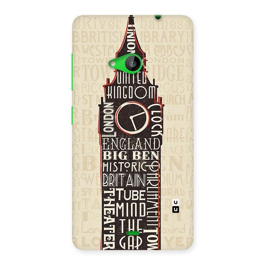 Cap City Design Back Case for Lumia 535