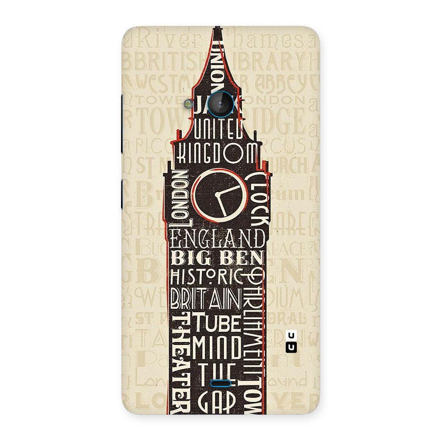 Cap City Design Back Case for Lumia 540