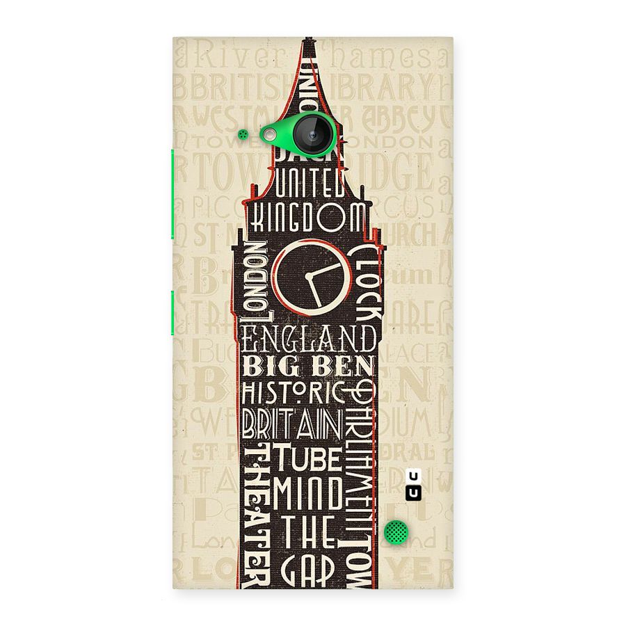 Cap City Design Back Case for Lumia 730