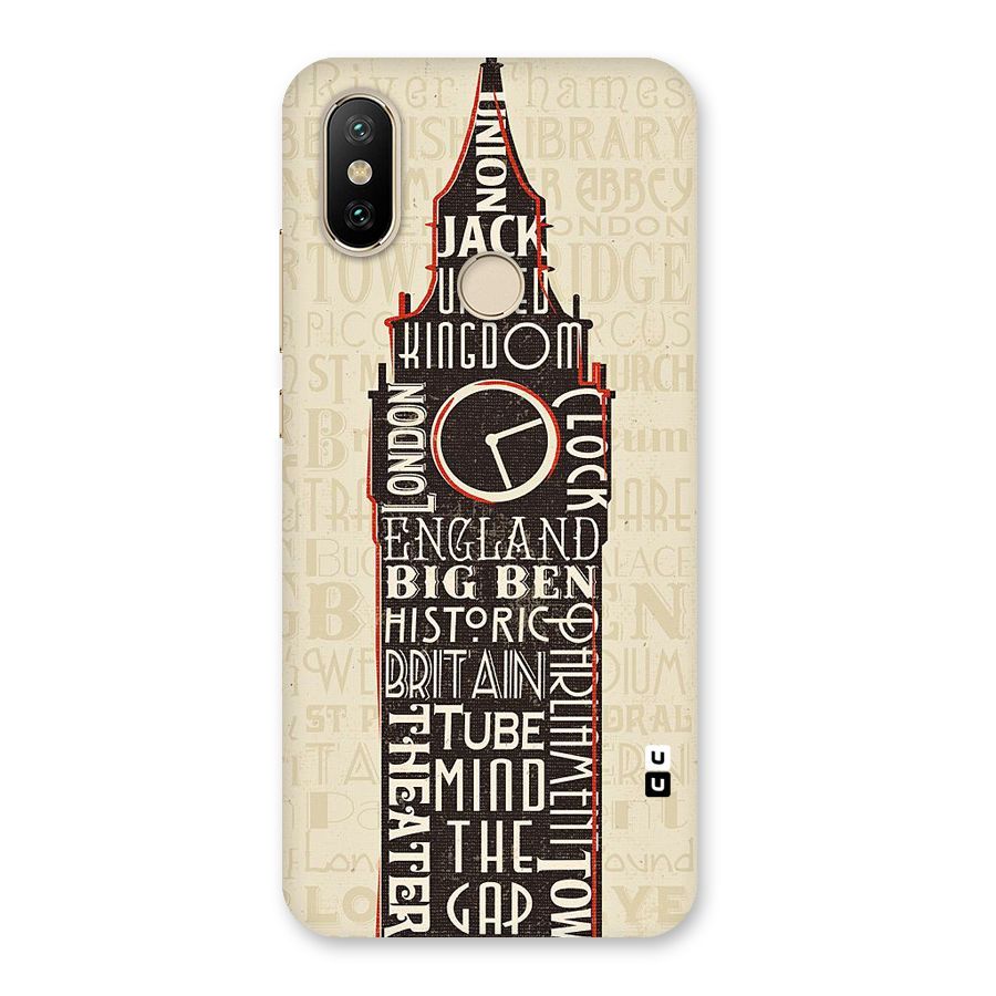 Cap City Design Back Case for Mi A2