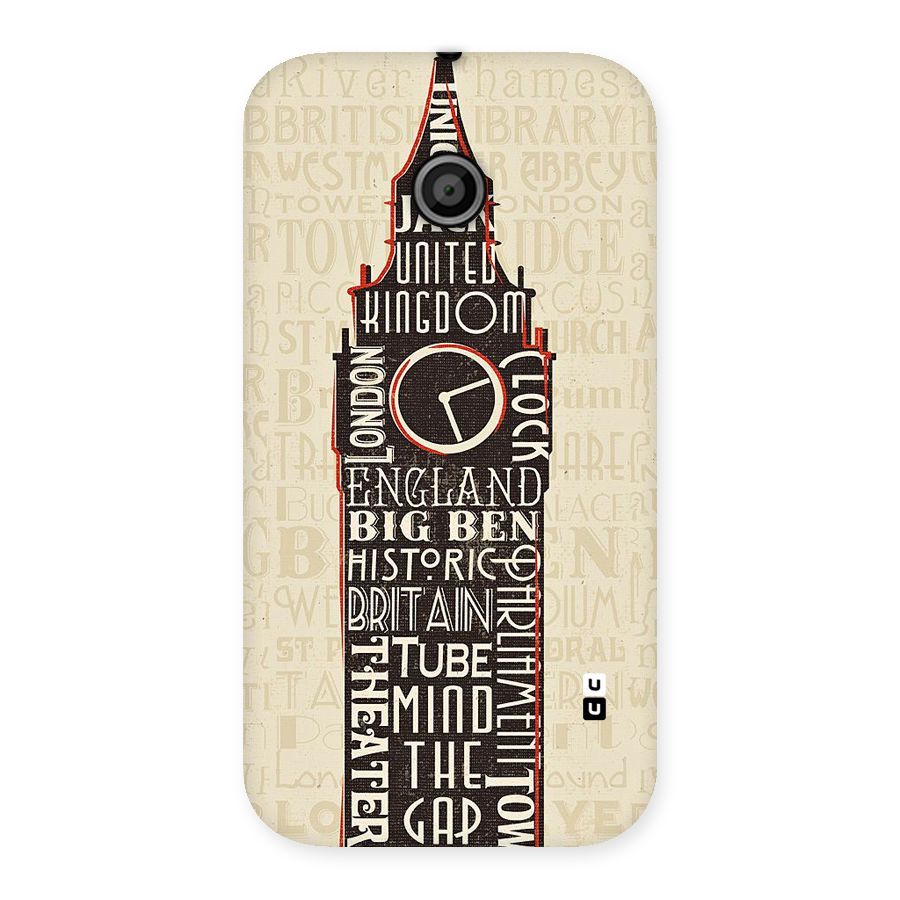 Cap City Design Back Case for Moto E