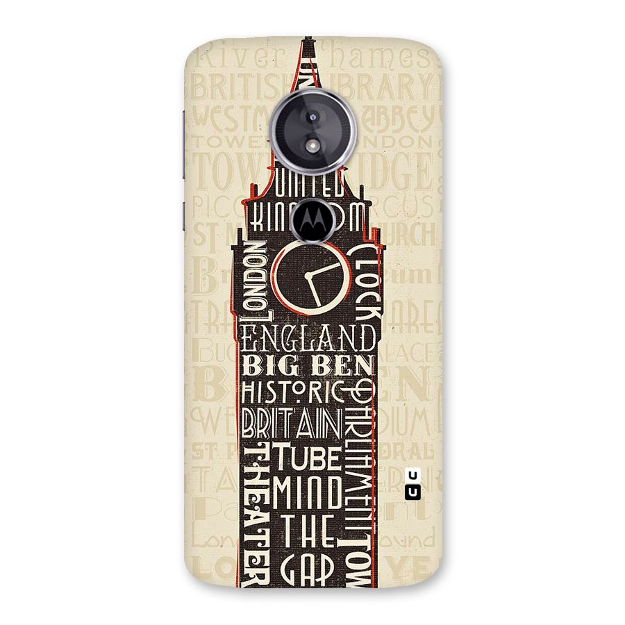 Cap City Design Back Case for Moto E5