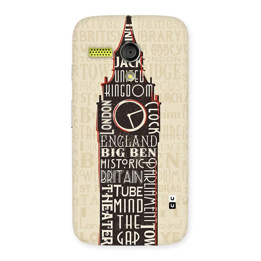 Cap City Design Back Case for Moto G