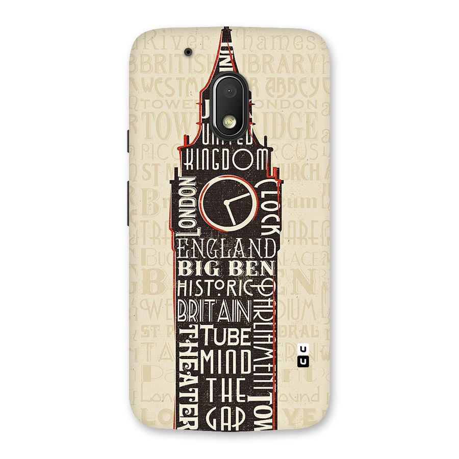 Cap City Design Back Case for Moto G4 Play