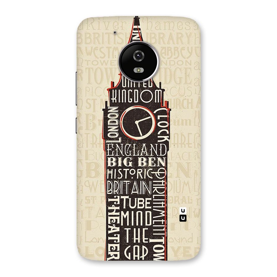 Cap City Design Back Case for Moto G5