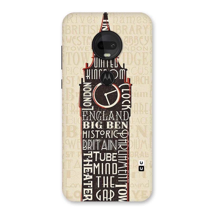 Cap City Design Back Case for Moto G7