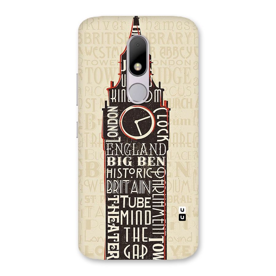 Cap City Design Back Case for Moto M