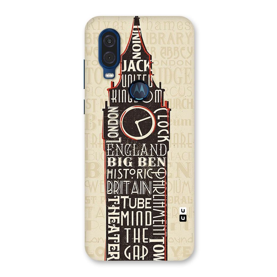 Cap City Design Back Case for Motorola One Vision