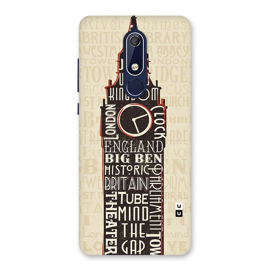 Cap City Design Back Case for Nokia 5.1