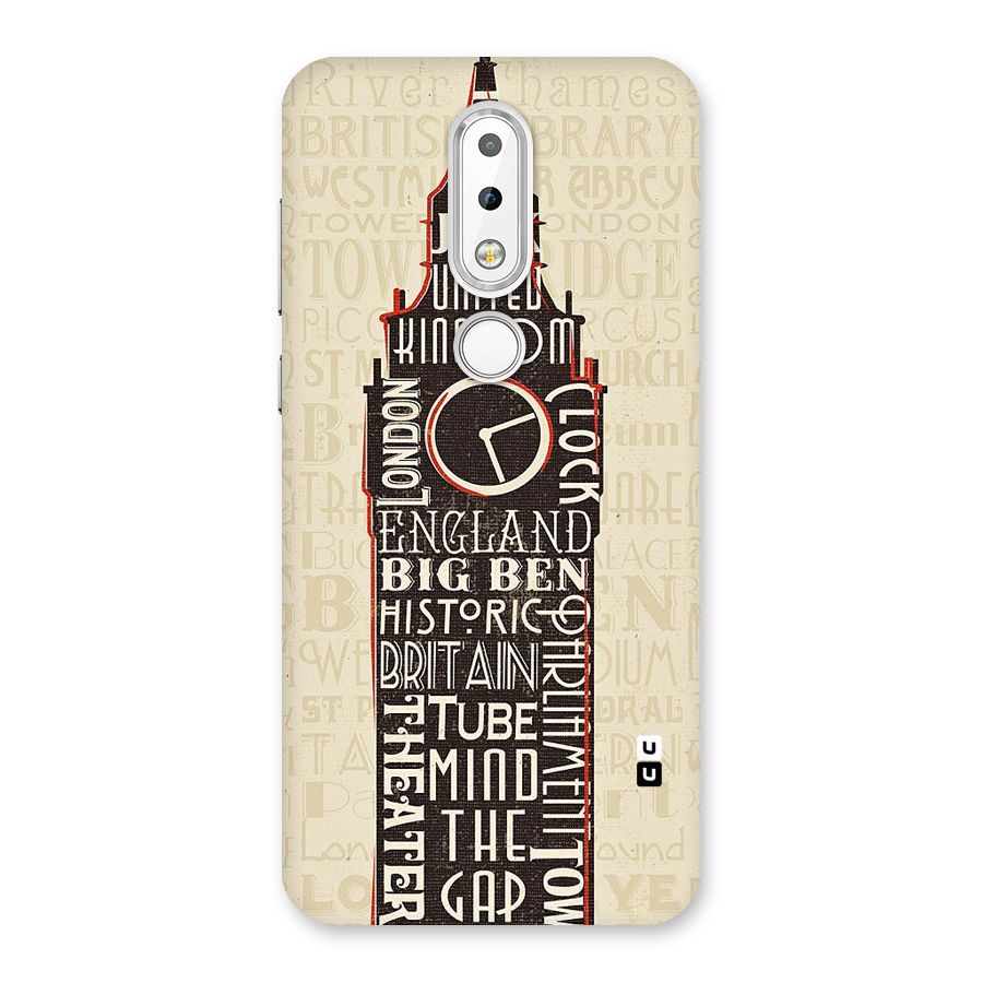 Cap City Design Back Case for Nokia 6.1 Plus