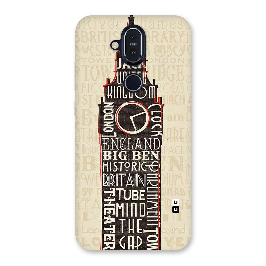 Cap City Design Back Case for Nokia 8.1