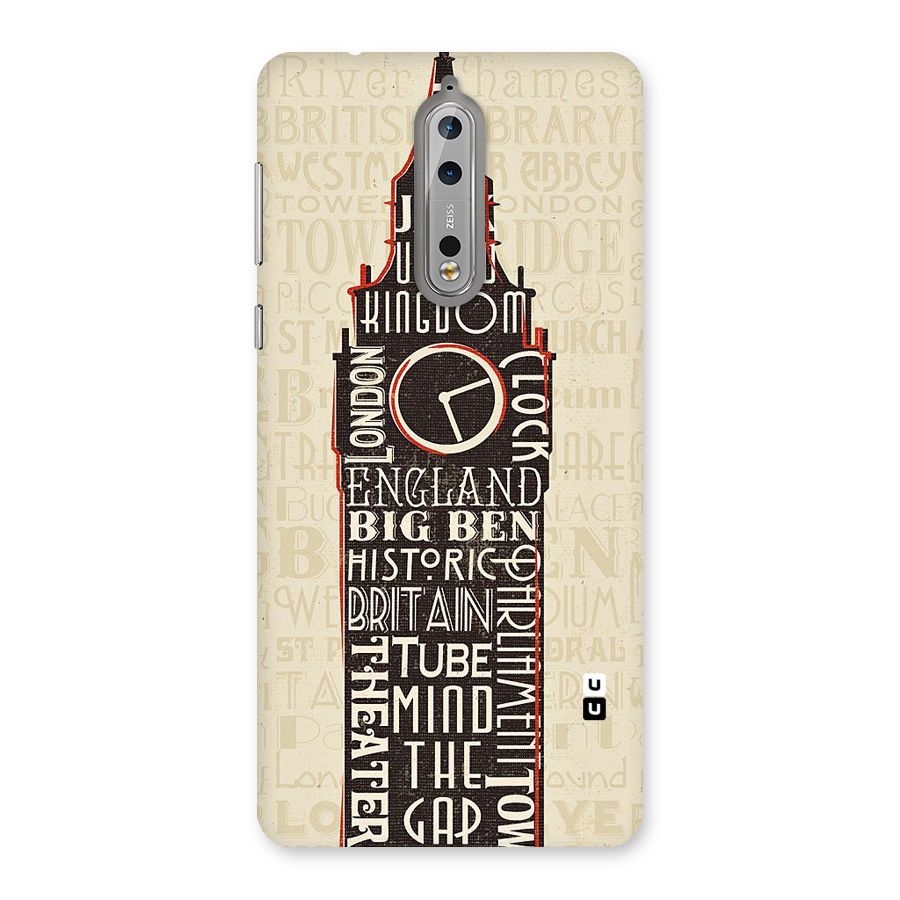 Cap City Design Back Case for Nokia 8