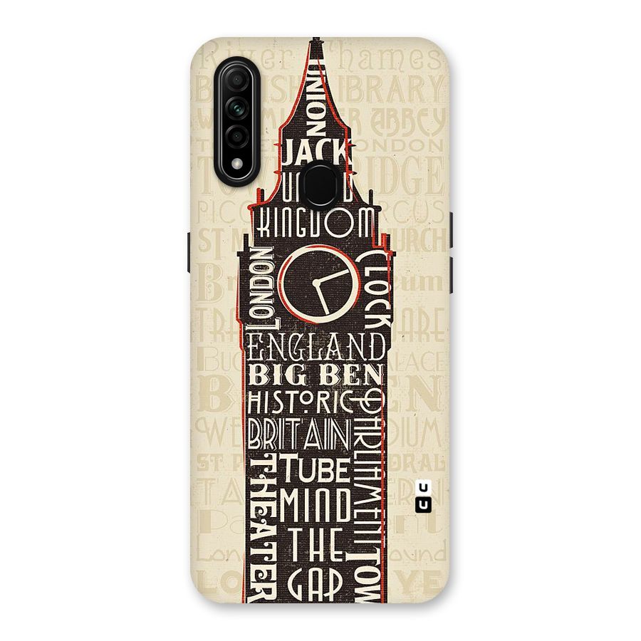 Cap City Design Back Case for Oppo A31