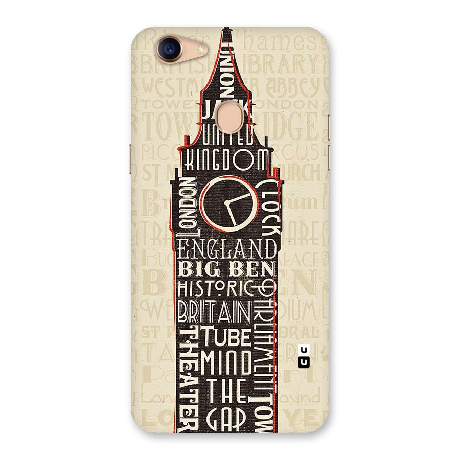 Cap City Design Back Case for Oppo F5